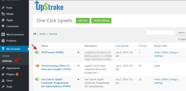 Upstroke: Multi Product Offers