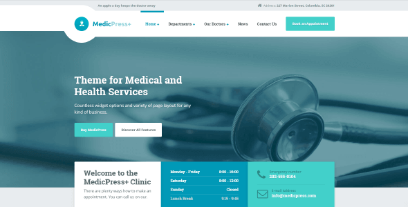MedicPress WordPress Theme