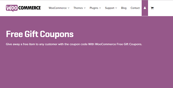 WooCommerce Free Gift Coupons