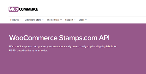WooCommerce Stamps.Com API