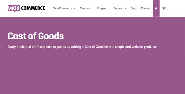 WooCommerce Cost Of Goods