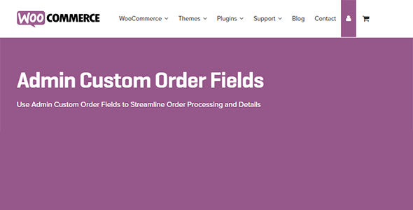 WooCommerce Admin Custom Order Fields