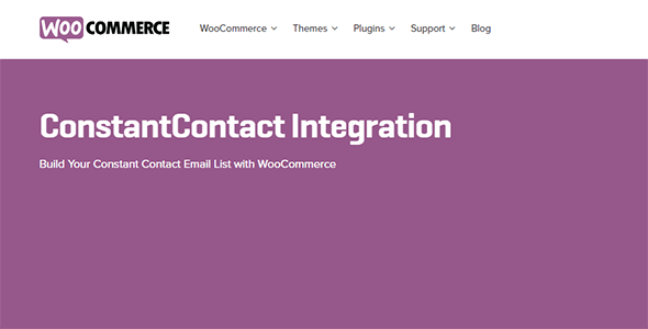 WooCommerce Constant Contact Integration