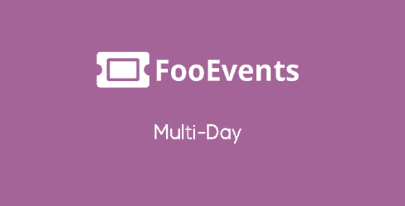 FooEvents Multi-day