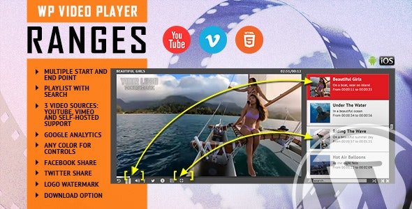 RANGES - Video Player With Multiple Start and End Points - WordPress Plugin