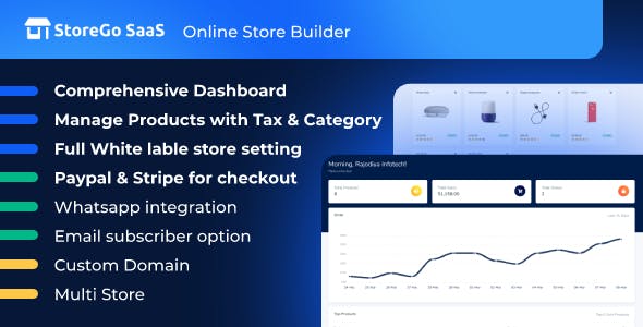 StoreGo SaaS - Online Store Builder