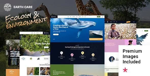 EarthCare - Ecology and Environment WordPress Theme